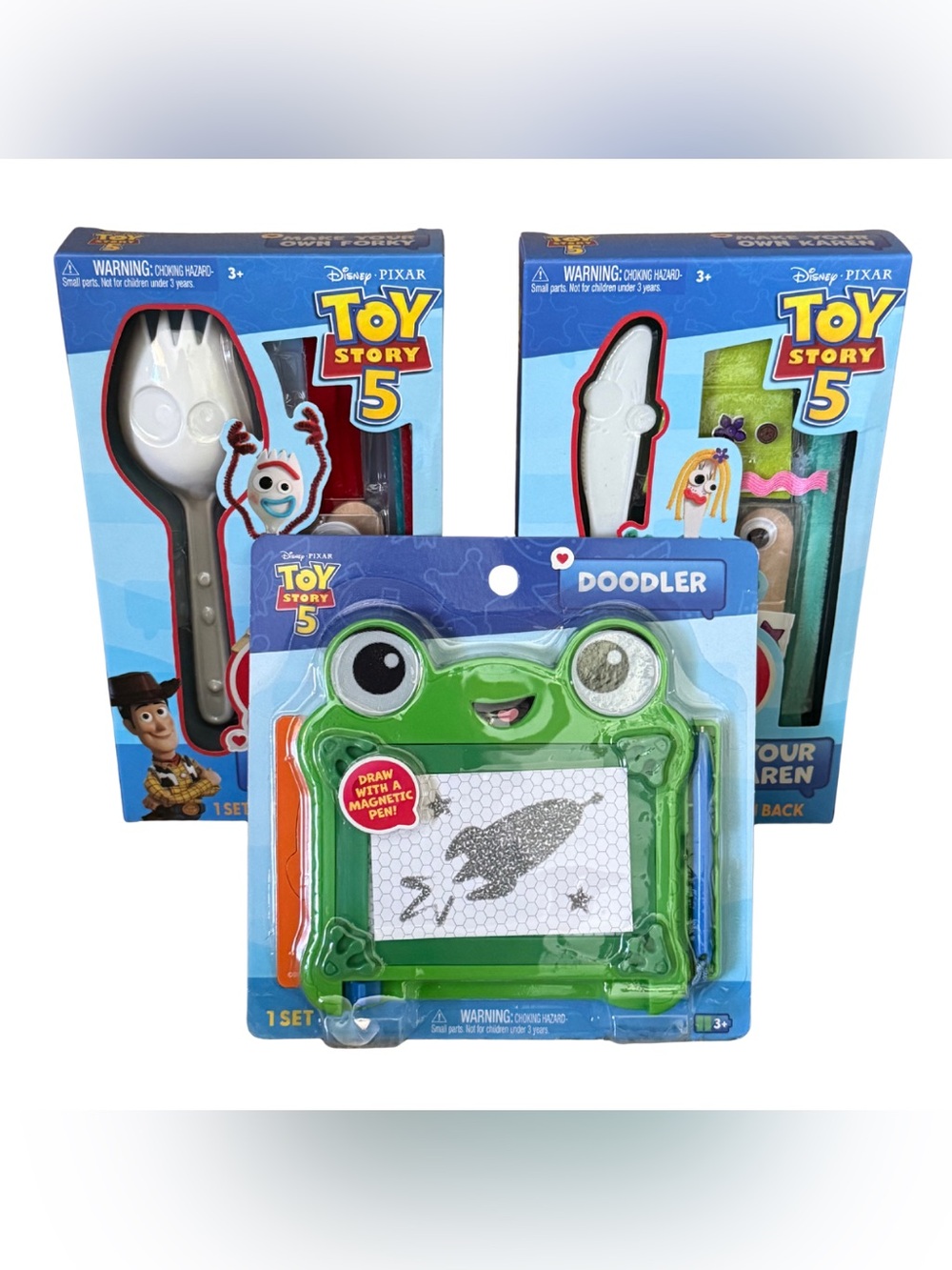 Toy Story 5 Activity Bundle Forky Karen Lilypad Doodler New Sealed
